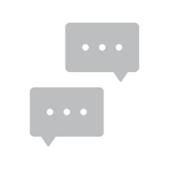 Talk bubble speech icon. Chat on line, dialog symbol. Text balloon.