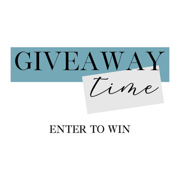 Giveaway time banner | Instagram post | Instagram story vector image