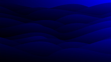 Blue wave vector gradation abstract background