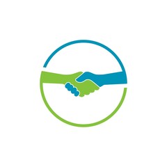 logo Business agreement handshake icon