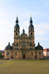 Fototapeta na wymiar The Basilica in Fulda, Hessen, Germany, Europe