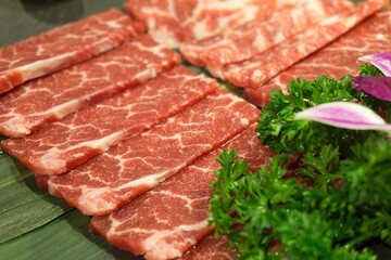 しゃぶしゃぶ用牛肉のスライス