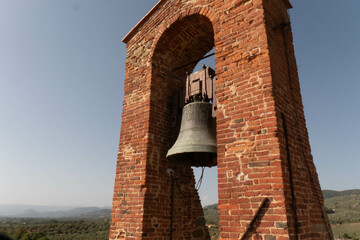The small medieval village of Vinci in Tuscany