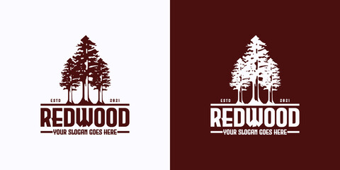 vintage logo reference,redwood