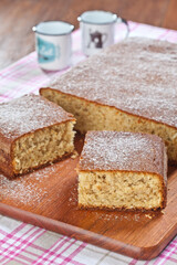 Bolo de batata doce e coco
