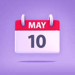 3D Calendar - May 10th