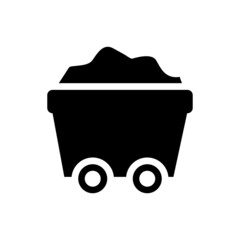 Cart coal icon