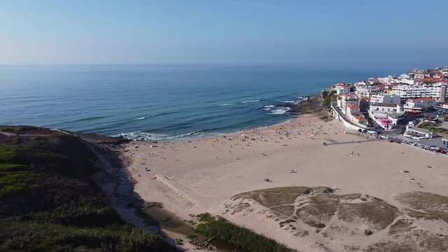 macas beach in Sintra, Portugal.