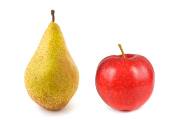 Red apple and pear