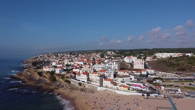 macas beach in Sintra, Portugal.