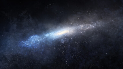 Obraz na płótnie Canvas At the edge of the Milky Way