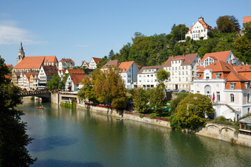 Fototapeta na wymiar Universitätsstadt Tübingen am Neckar