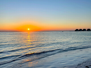 Fototapeta na wymiar Sunset in Zanzibar