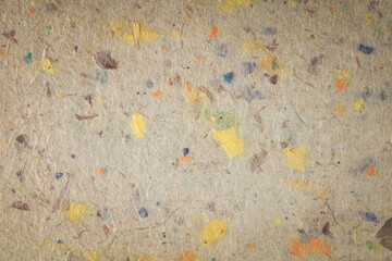 Recycled handmade paper texture