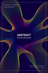 Modern colorful graphic background