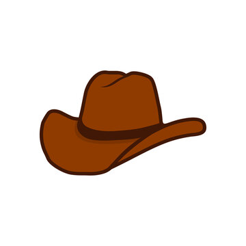 Cowboy icons. Western Style Cowboy Hat Icon Vector Template Flat Design Illustration Design. Cowboy hat icon simple sign.