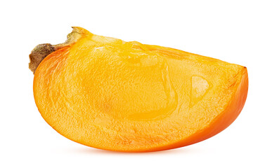 Fototapeta na wymiar Persimmon fruit slice