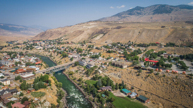 Aerial Drone Gardiner Montana