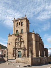 Fototapeta na wymiar Torre de Moncorvo main church facade