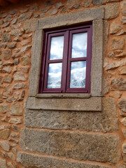 Sky reflected in a window, Castelo Rodrigo