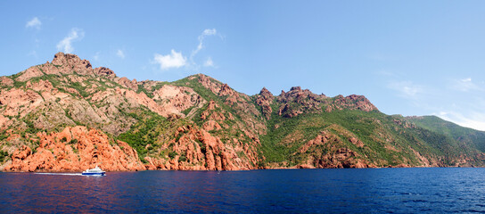Naklejka premium Scandola Nature Reserve panorama