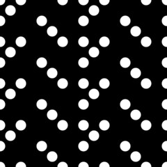 Dots seamless pattern. Circles ornament. Dot shapes motif. Circle forms backdrop. Dotted wallpaper. Rounds background. Digital paper, textile print, web design. Vector artwork