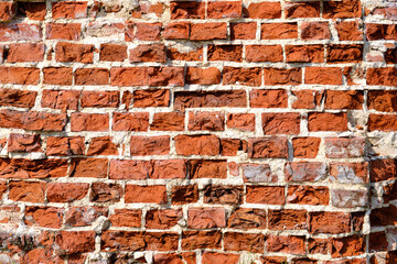 Brick wall close up, texture