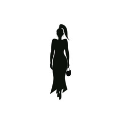 Fototapeta premium fashion model woman silhouette