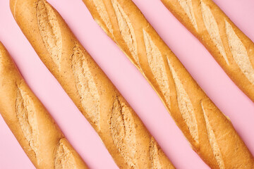 Pattern of white bread known as 