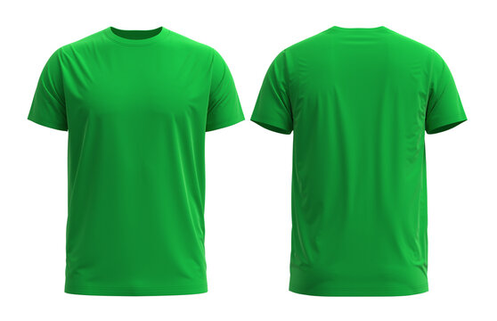 3D HQ Rendered T-shirt. With detailed and Texture. Color [ Green ] Stock  Illustration | Adobe Stock