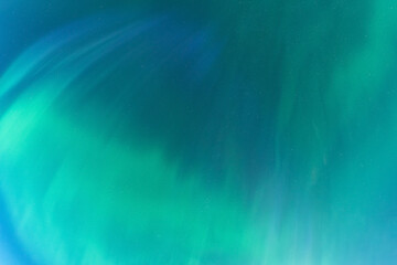 Aurora borealis, Northern green blue lights with starry in the night sky, soft blurry aurora background picture