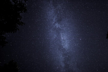 Fototapeta na wymiar picture of the milky way in the cloudless night sky