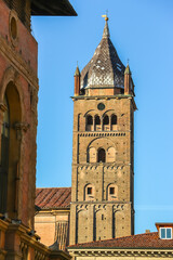 Fototapeta premium Bologna, Italy. Beautiful architecture of Bologna city center.