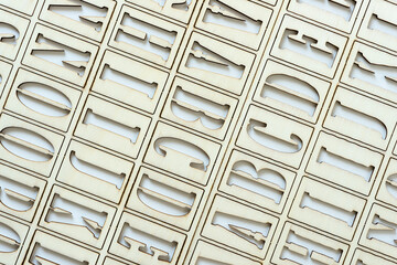 alphabet letters background