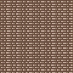 Brown brick pattern pixel art. Vector picture.