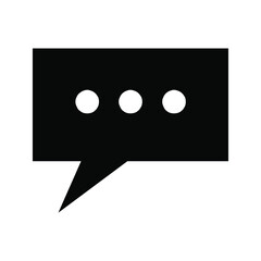 Speech web icon vector set. chat illustrator sign collection. message symbol or logo.