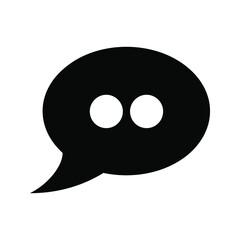 Speech web icon vector set. chat illustrator sign collection. message symbol or logo.