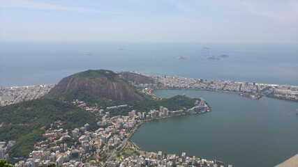 aerial view of bay