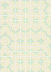 Fototapeta premium Abstract Geometric Pattern generative computational art illustration