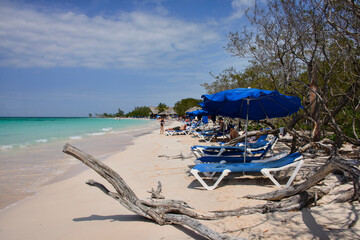 Fototapeta na wymiar Caribbean dream holiday, beautiful Cayo Jutías beach, Piñar del Río, 