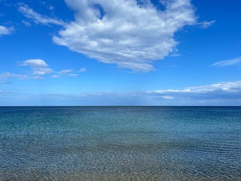 Summer seascape, Nordby, Samsoe, Jutland, Denmark