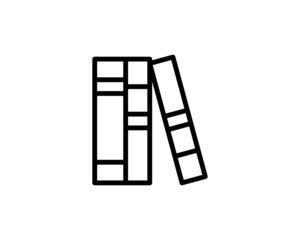 Book line icon, outline vector sign, linear style pictogram isolated on white. Symbol, logo illustration. Editable stroke. Pixel perfect