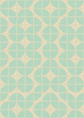 Fototapeta premium Abstract Geometric Pattern generative computational art illustration