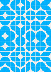 Abstract Geometric Pattern generative computational art illustration