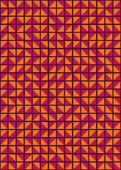 Abstract Geometric Pattern generative computational art illustration