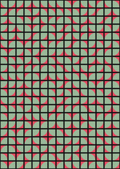 Abstract Geometric Pattern generative computational art illustration