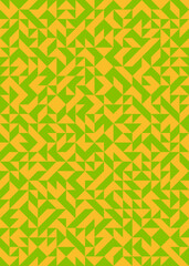 Abstract Geometric Pattern generative computational art illustration