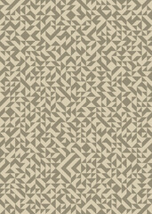 Fototapeta premium Abstract Geometric Pattern generative computational art illustration