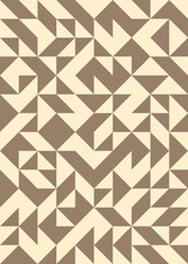 Abstract Geometric Pattern generative computational art illustration