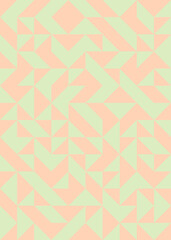 Abstract Geometric Pattern generative computational art illustration